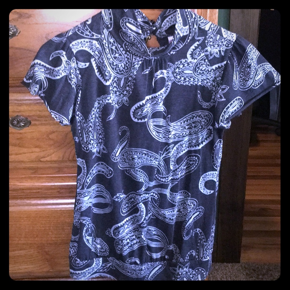 Women’s Blouse with Paisley Print